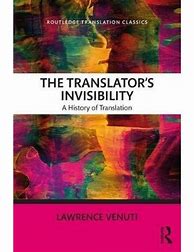Image result for The Translator's Invisibility