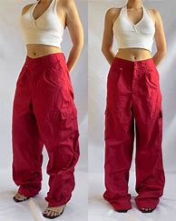 Image result for Olive Green Baggy Cargo Pants