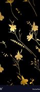Image result for Black Gold Floral Wallpaper