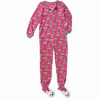 Image result for Girls Footed Pajamas Size 12