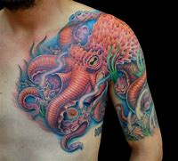 Image result for Tattoos of Octopuses