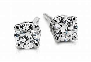 Image result for Platinum Diamond Earrings