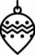 Image result for Christmas Ornament PNG Black and White