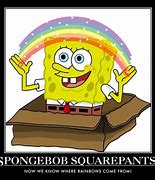 Image result for Spongebob Rainbow Meme