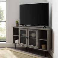 Image result for TV Stand with Glass Doors