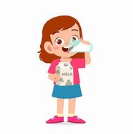 Image result for Cartoon Girl Drinking