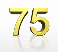 Image result for Numeral 75