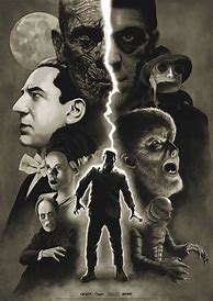 Image result for Universal Monsters Artwork