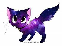 Image result for Rainbow Galaxy Cat Drawing