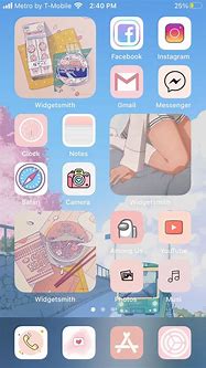 Image result for Pretty iPhone Widgets