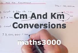 Image result for How to Get Cm to Km