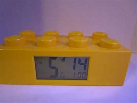 Image result for LEGO Alarm Clock Manual Yellow