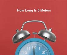 Image result for How Long Is Five Meters