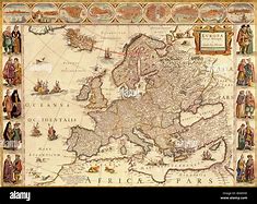 Image result for Old Map of Europe