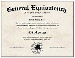 Image result for State of Florida GED Certificate