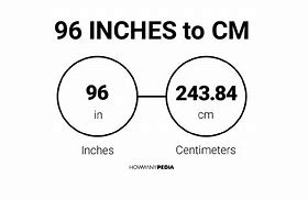 Image result for 96 Inch to Cm