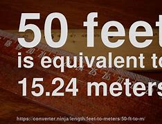Image result for How Long Is 50 FT