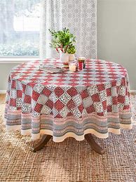 Image result for Christmas Plaid Tablecloth