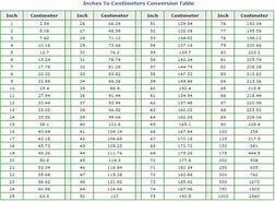 Image result for 1 Cm Equals Inches Chart