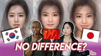 Image result for Chinese Japanese and Korean Facial Features