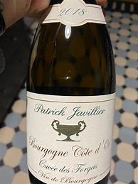 Image result for Patrick Javillier Bourgogne Cote d'Or Cuvee Forgets