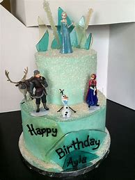 Image result for Frozen Theme Cake