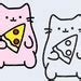 Image result for Pizza Cat Drawing