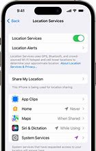 Image result for Location and Privacy Settings iPhone