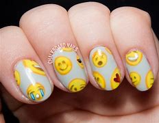 Image result for Emoji Nail Art