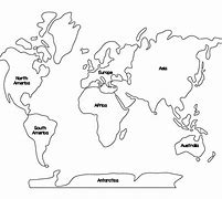 Image result for World Graphic. With Continents Black and White