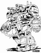 Image result for BattleTech Coloring Pages Two Robots Fighting