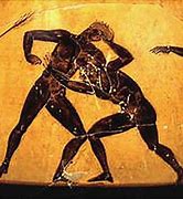 Image result for Greek Wrestling Art