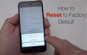 Image result for Factory Reset My iPhone