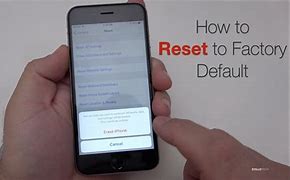 Image result for How to Do a Factory Reset On iPhone SE
