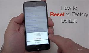 Image result for How Do You Reset iPhone 6