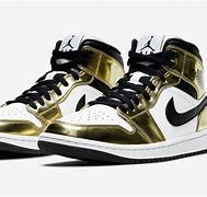 Image result for Gold Air Jordans