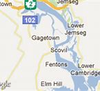 Image result for Gagetown NB Map