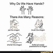 Image result for Why We Have Hands Meme Template
