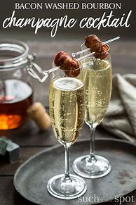 Image result for Bacon Wrapped Champagne Glass