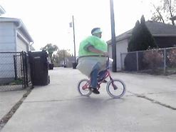 Image result for Fat Man On Bicycle