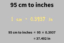 Image result for How Long Is 95 Cm