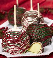 Image result for Christmas Caramel Apples