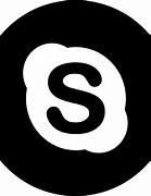 Image result for Skype Icon Dark