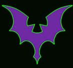 Image result for Black Background with Tiny Purple Bats