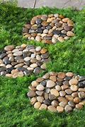 Image result for Natural River Rock Stepping Stones