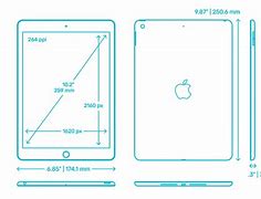 Image result for Actual Size Reference of iPad