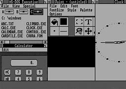 Image result for Windows 1.0 Layout