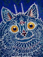 Image result for Louis Wain Blue Cat