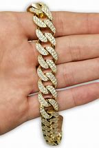 Image result for Diamond Cuban Link Bracelet