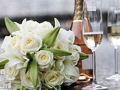 Image result for Flowers and Champagne